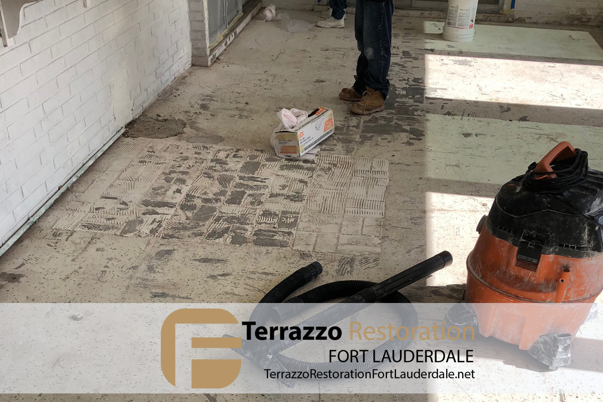 Terrazzo Floor Repairing Fort Lauderdale