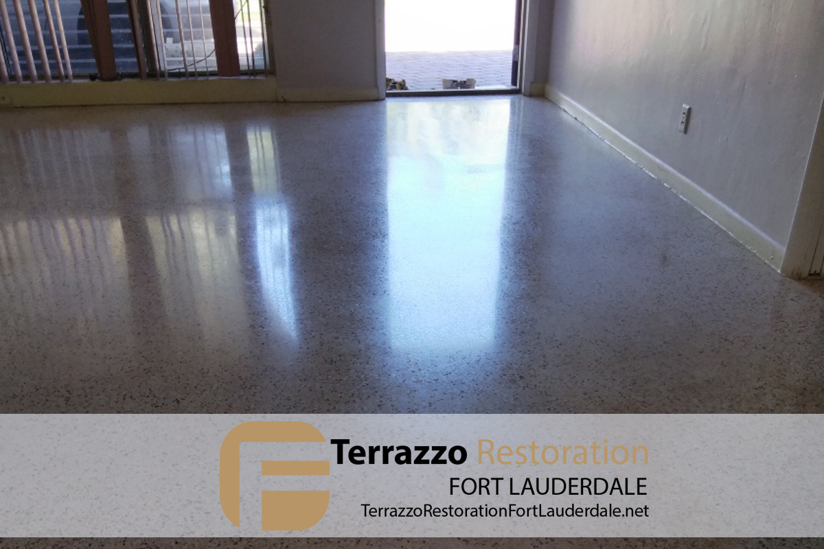 Terrazzo Floor Clean and Restore Fort Lauderdale