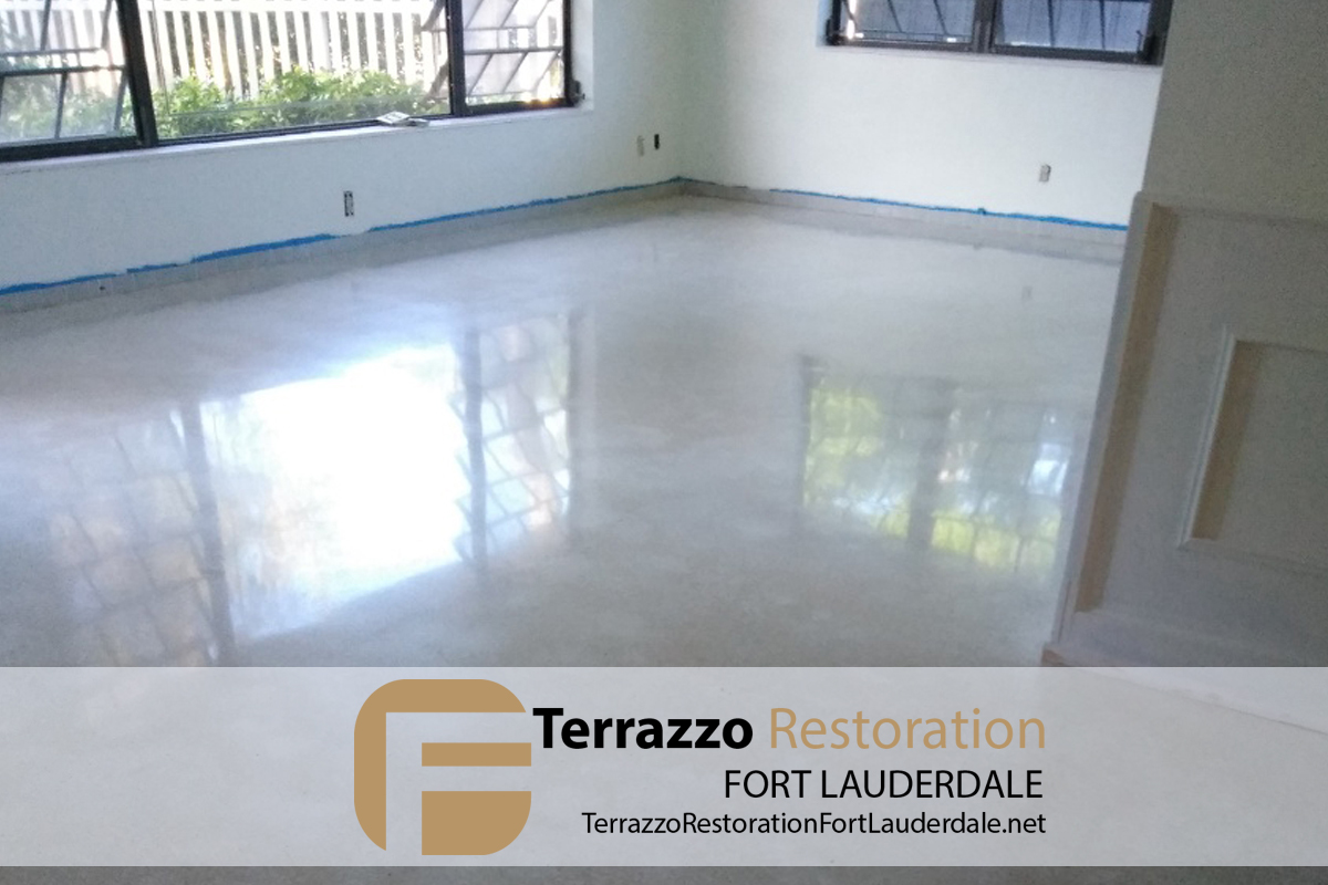 Terrazzo Polishing After Fort Lauderdale