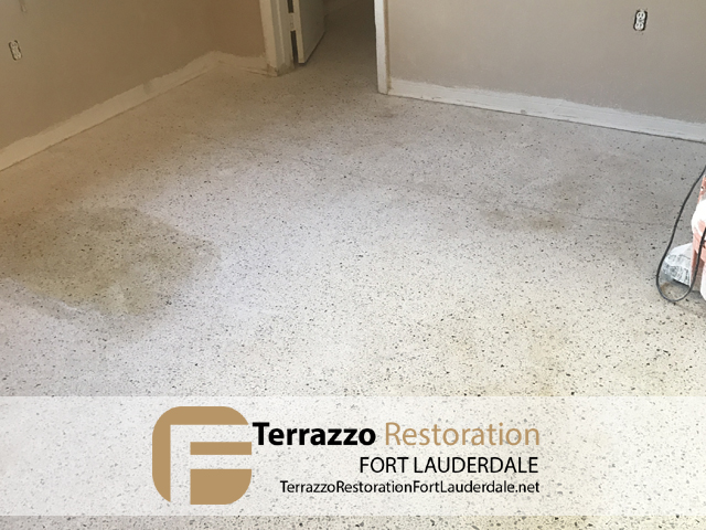 Terrazzo Floor Clean and Installing Service Palm Beach