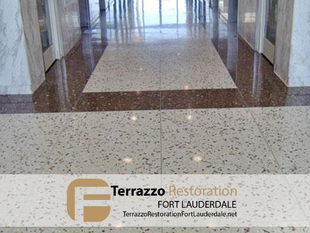 Terrazzo Floor Tile Polishing Process Palm Beach