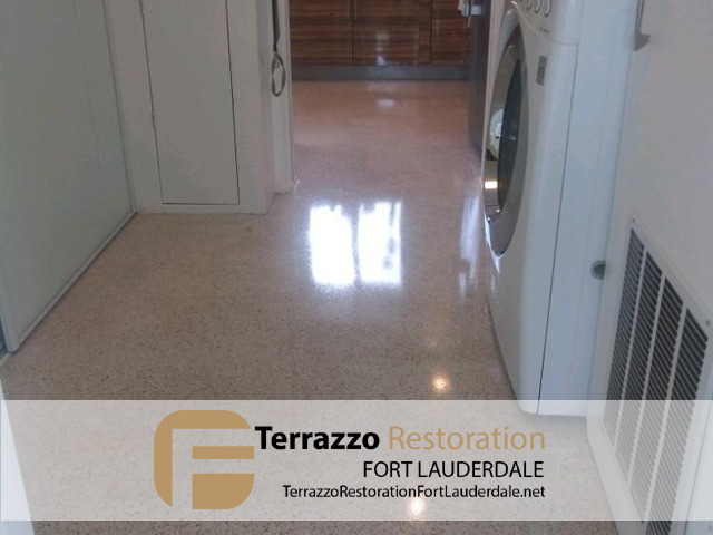 Terrazzo Floor Restored Fort Lauderdale