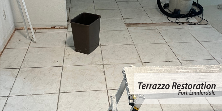 Tile Removed from Terrazzo Floors Service in Fort Lauderdale